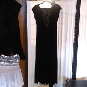 Vintage Jeffrey & Dara velvet gown